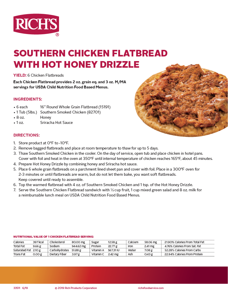 SOUTHERN CHICKEN FLATBREAD WITH HOT HONEY DRIZZLE1024_1